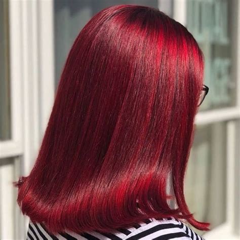 reddish burgundy hair dye